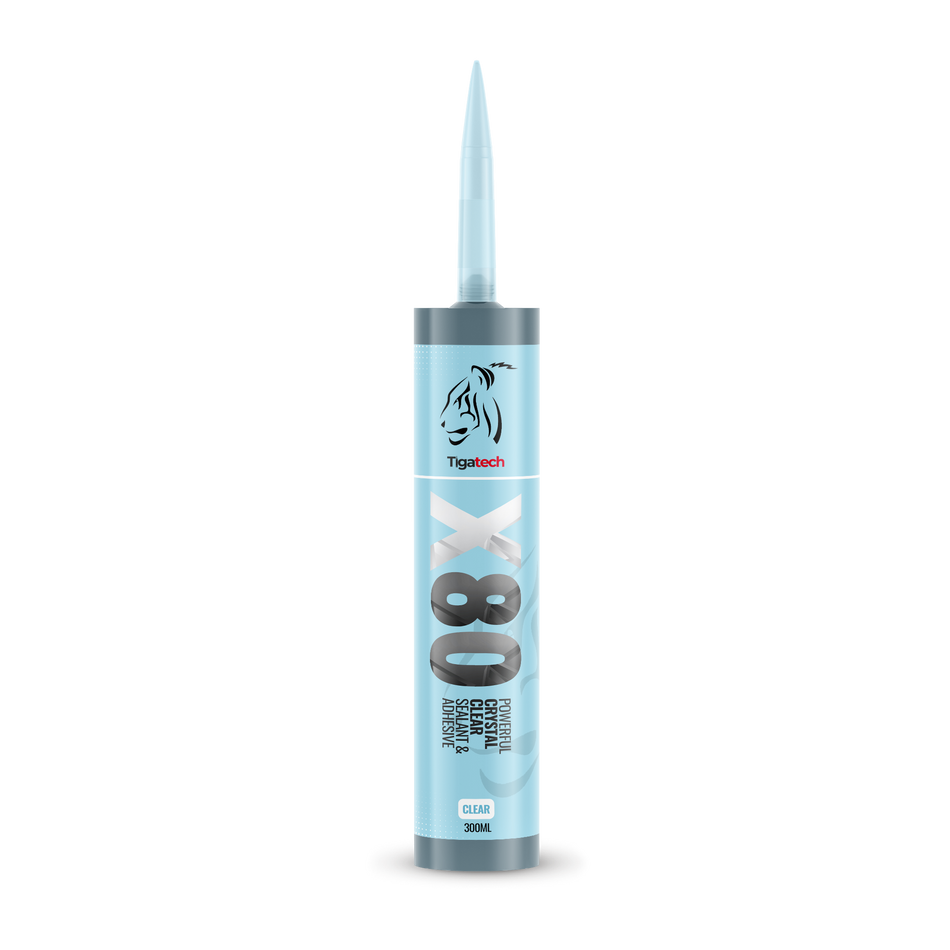 Tigatech X80 Crystal Clear Adhesive & Sealant